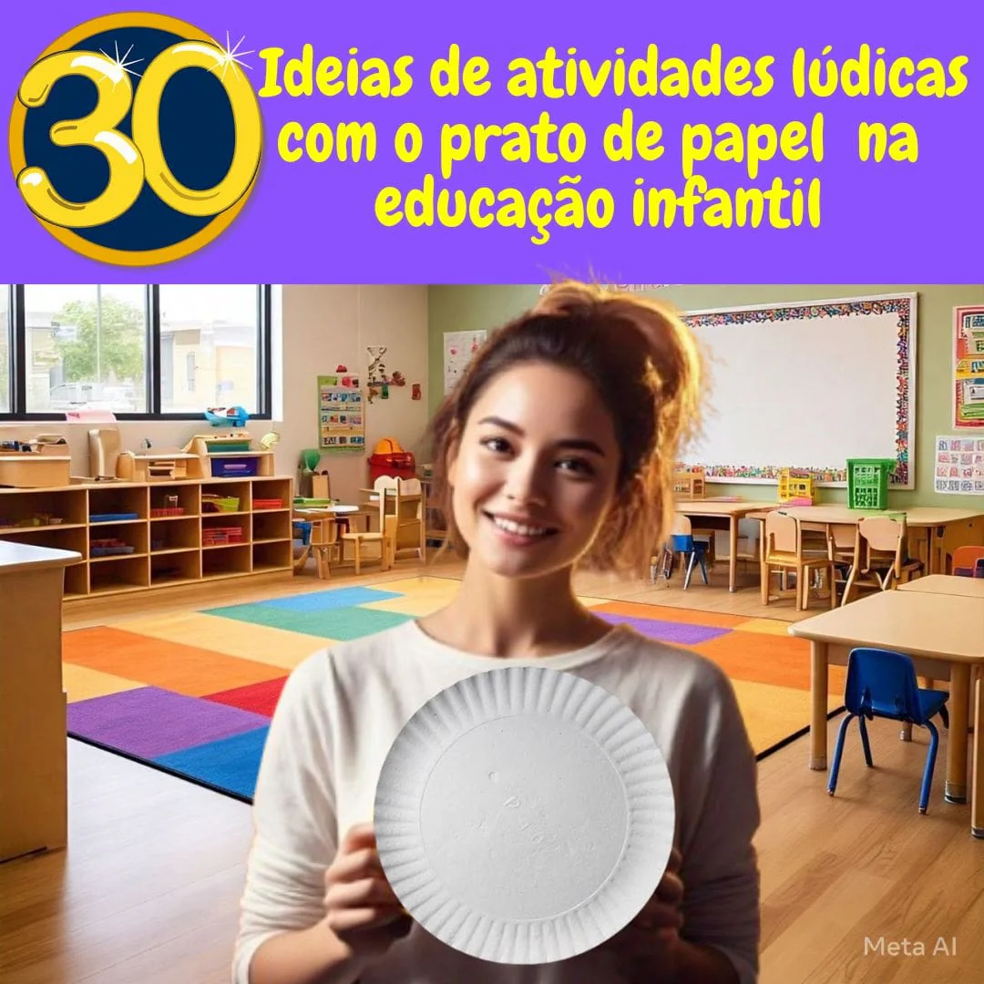 30 Ideias de atividades lúdicas com o prato d... | Tá Pronto
