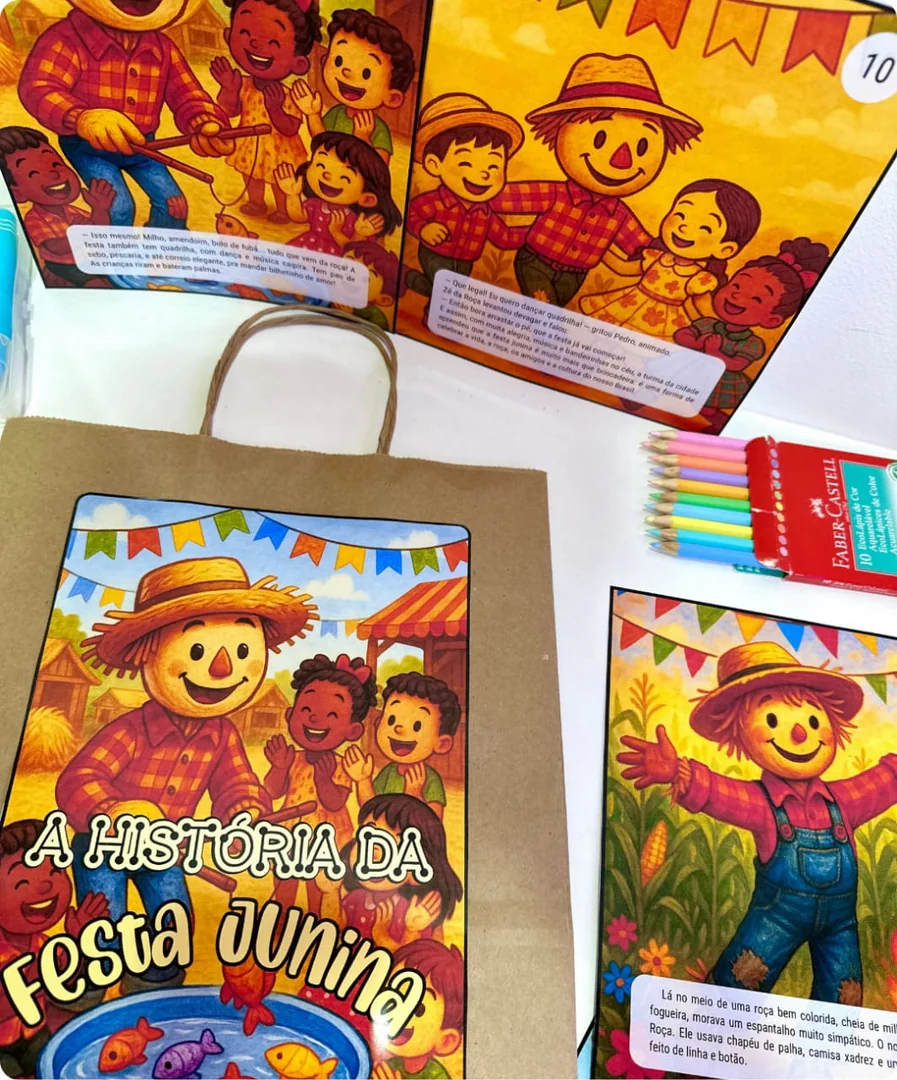 História na Sacola – Festa Junina PDF | Tá Pronto
