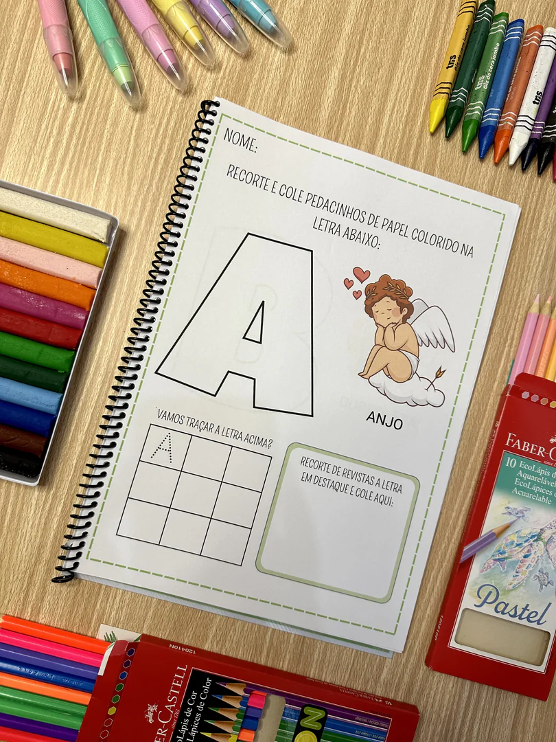 Plano de aula: Minhas atividades do alfabeto ... | Tá Pronto