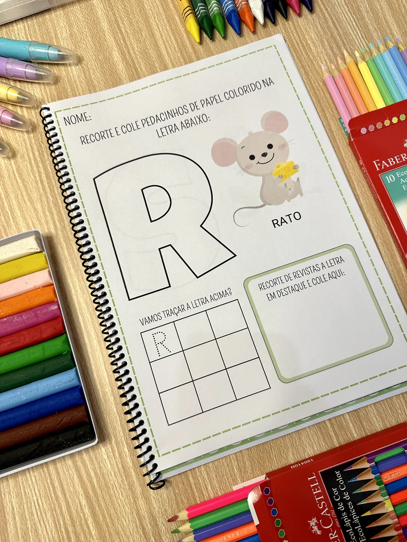 Plano de aula: Minhas atividades do alfabeto ... | Tá Pronto