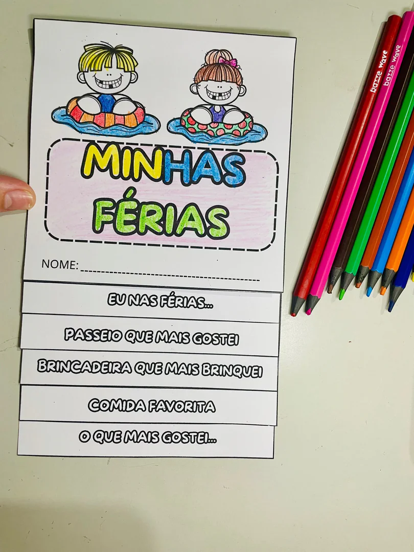 Flipbook- Minhas Férias | Tá Pronto