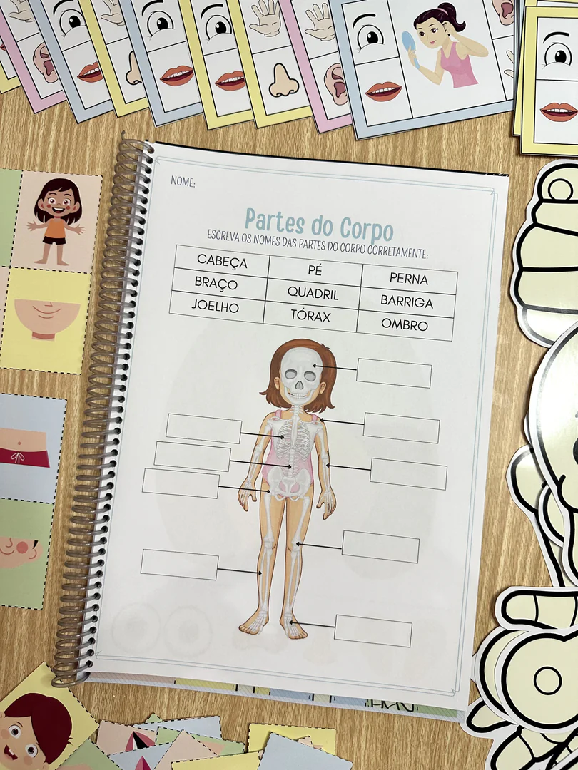 Plano de aula Sequência corpo humano para 1°,... | Tá Pronto