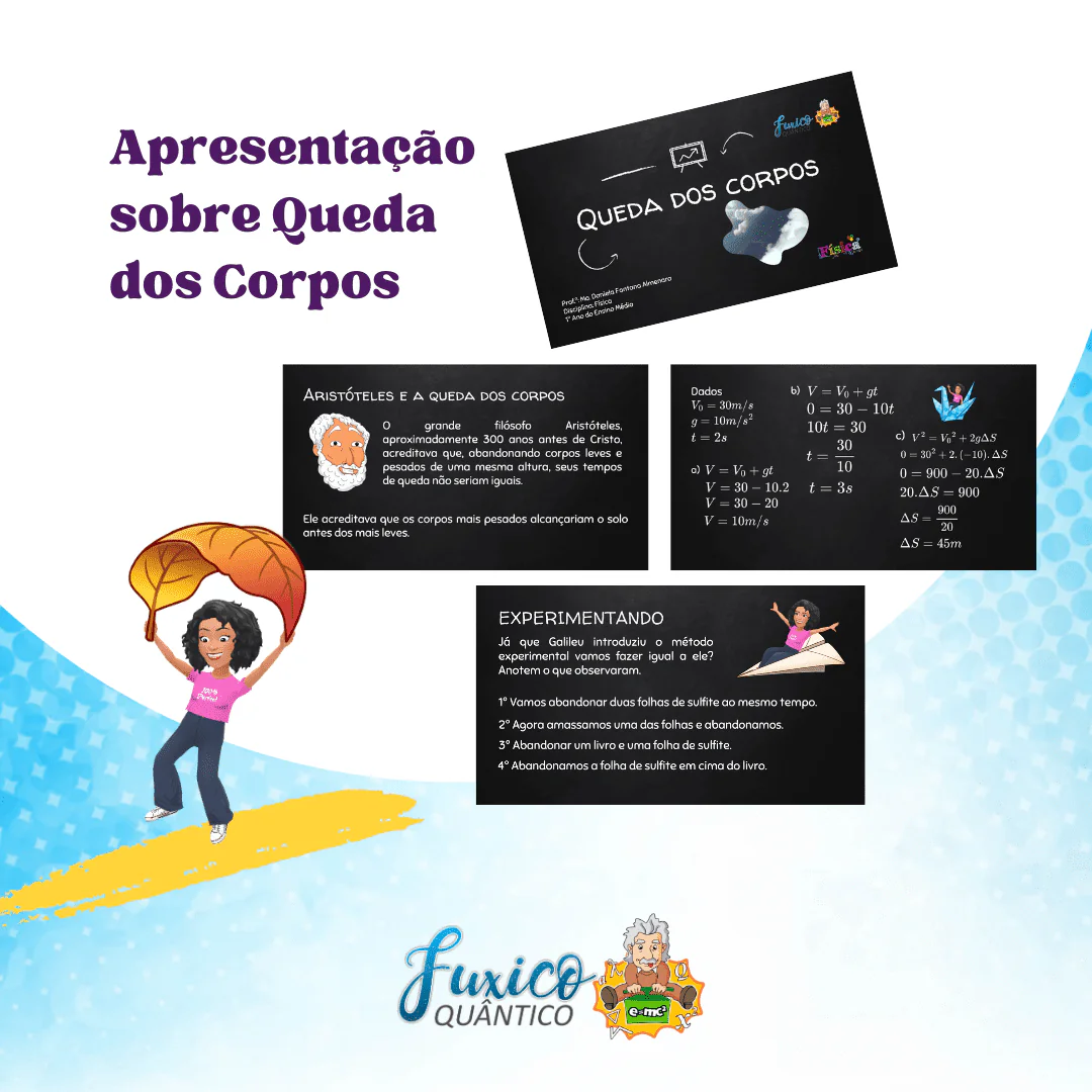 Apresentação sobre Queda dos Corpos | Tá Pronto