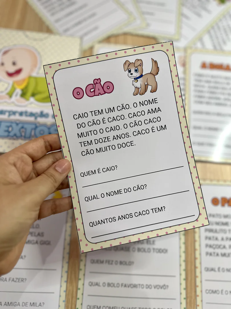 Plano de aula interpretação de texto para 1°,... | Tá Pronto