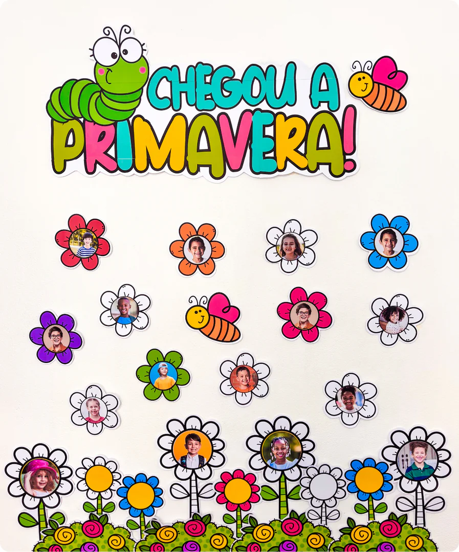 Painel Primavera para Imprimir | Tá Pronto