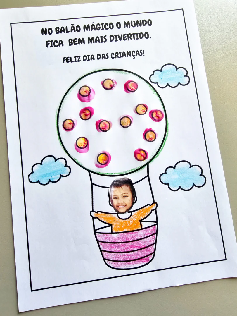 Atividade de Pintura Dia das Crianças | Tá Pronto